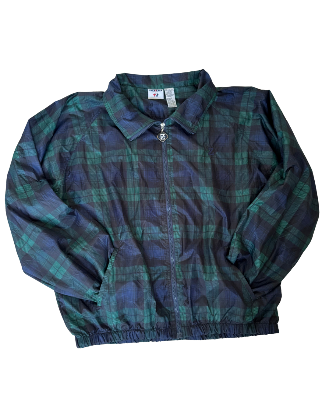 Jerzees Vintage 90's Nylon Windbreak Jacket (L)