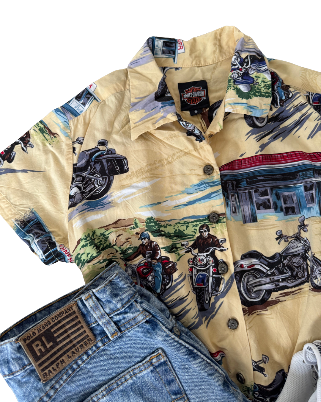 Vintage Harley-Davidson X Tori Richard Shirt (S)