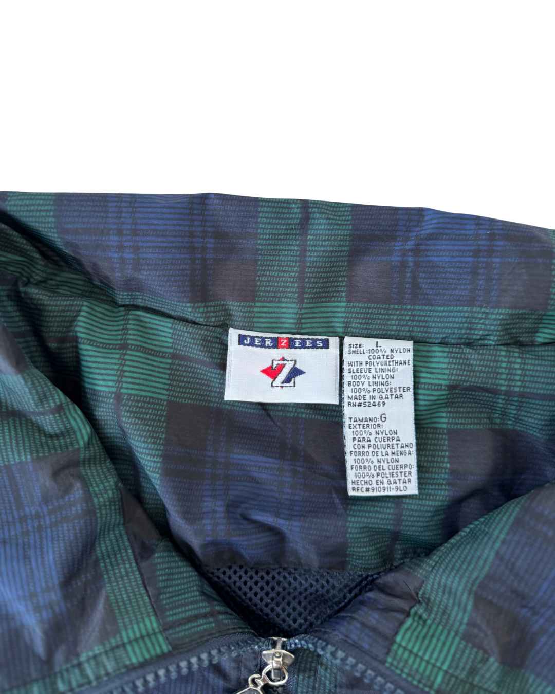 Jerzees Vintage 90's Nylon Windbreak Jacket (L)